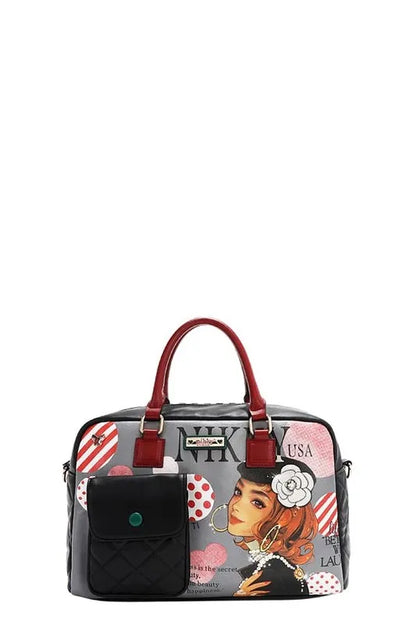 Nicole Lee USA Eco-Leather Boston Bag - Premium Tote Bag from Trendsi - Just $57.99! Shop now at Handbags Specialist Headquarter