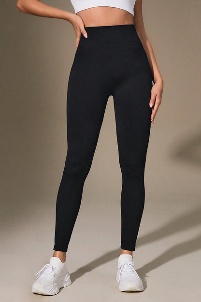 Wide Waistband Sports Leggings - Premium Leggings from Trendsi - Just $25.62! Shop now at Handbags Specialist Headquarter