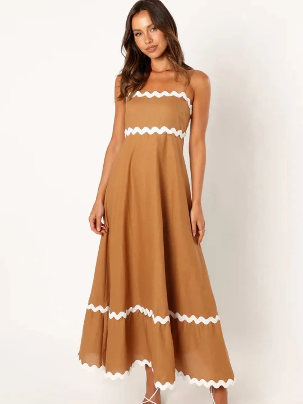 Spaghetti Strap Maxi Dress - Premium Maxi Dress from Trendsi - Just $35.99! Shop now at Handbags Specialist Headquarter