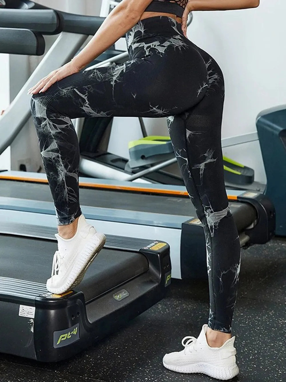 Tie-Dye High Waist Active Leggings - Premium Leggings from Trendsi - Just $41.40! Shop now at Handbags Specialist Headquarter