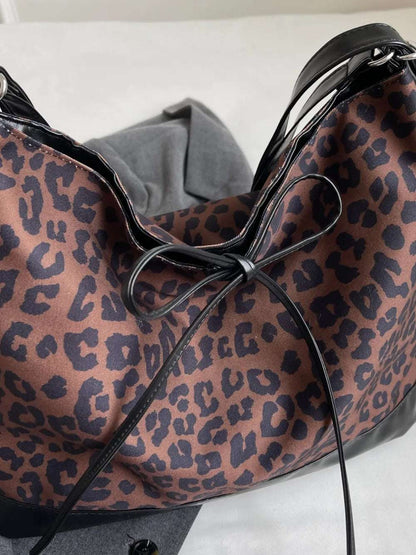 Leopard Dual Purpose Crossbody Bag - Premium Crossbody Bag from Trendsi - Just $19.99! Shop now at Handbags Specialist Headquarter