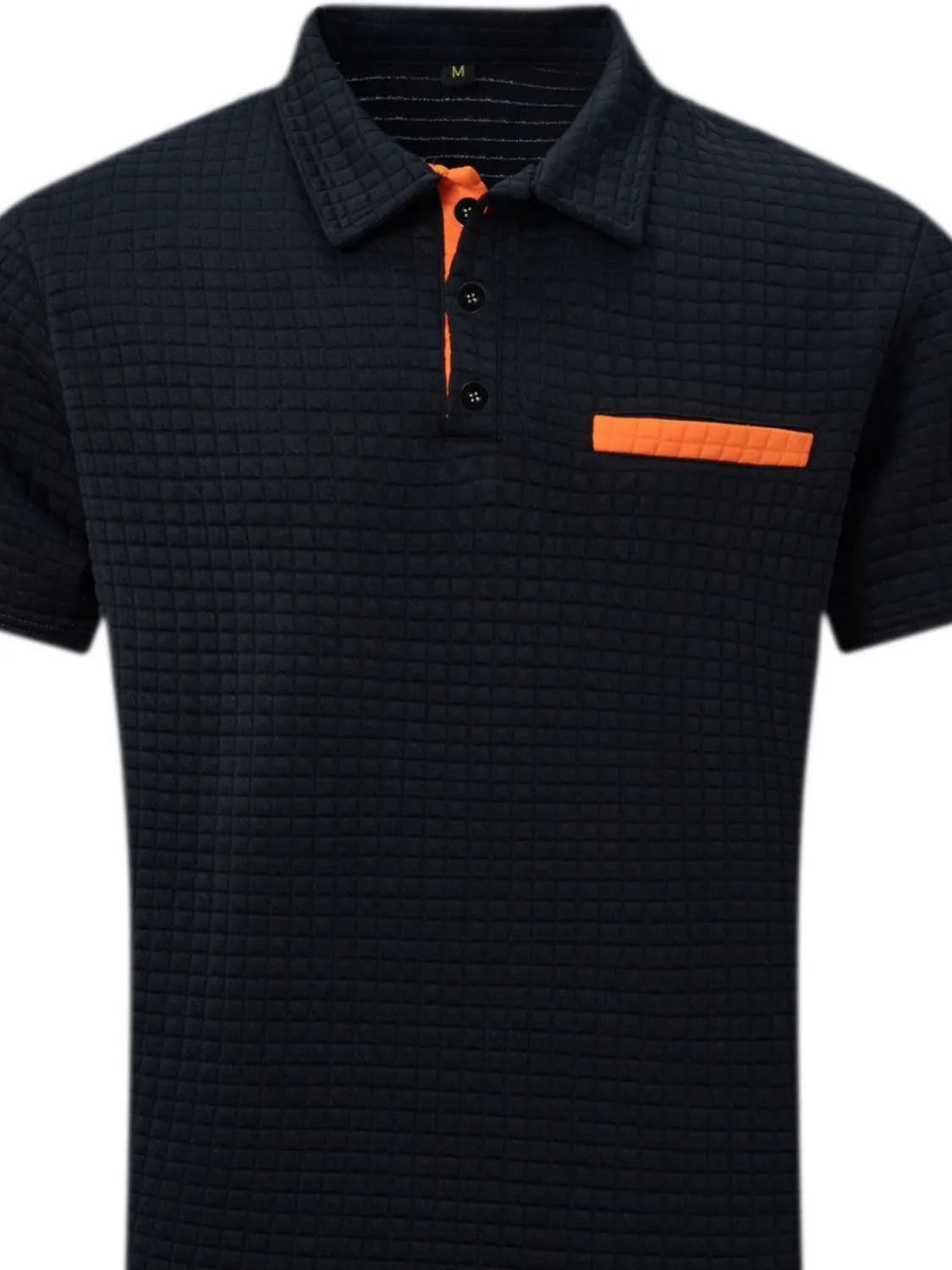 Men's Full Size Collared Neck Short Sleeve Polo Plus Size - Premium Men's Shirts from Trendsi - Just $27.06! Shop now at Handbags Specialist Headquarter