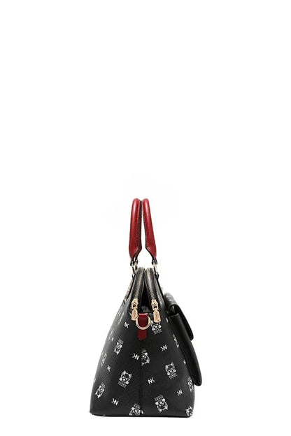 Nicole Lee USA Eco-Leather Cat Dome Bag - Premium Tote Bag from Trendsi - Just $52.99! Shop now at Handbags Specialist Headquarter