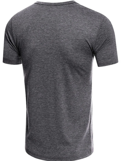 Men's Henley Short Sleeve Polo Top - Premium Men's Polo shirt from Trendsi - Just $30.14! Shop now at Handbags Specialist Headquarter