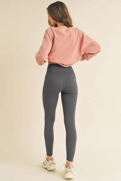 Yelete Full Size Fleece Lined High Waisted Leggings - Premium Leggings from Trendsi - Just $60.54! Shop now at Handbags Specialist Headquarter