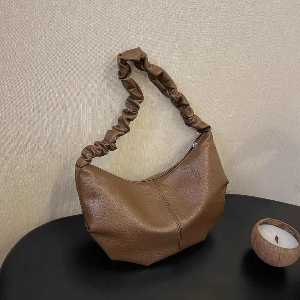 PU Leather Shoulder Bag - Premium handbags from Trendsi - Just $23.99! Shop now at Handbags Specialist Headquarter
