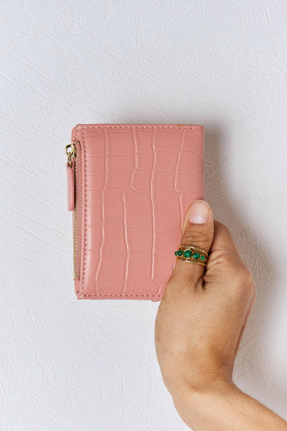 David Jones Texture PU Leather Mini Wallet.