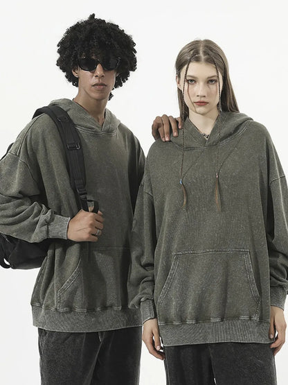 Men's Long Sleeve Hoodie with Pocket - Premium Men's Sweatshirts from Trendsi - Just $50.78! Shop now at Handbags Specialist Headquarter