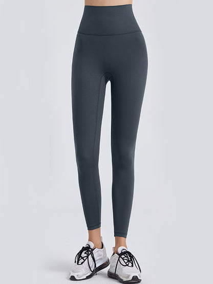 Wide Waistband Sports Leggings - Premium Leggings from Trendsi - Just $52.05! Shop now at Handbags Specialist Headquarter