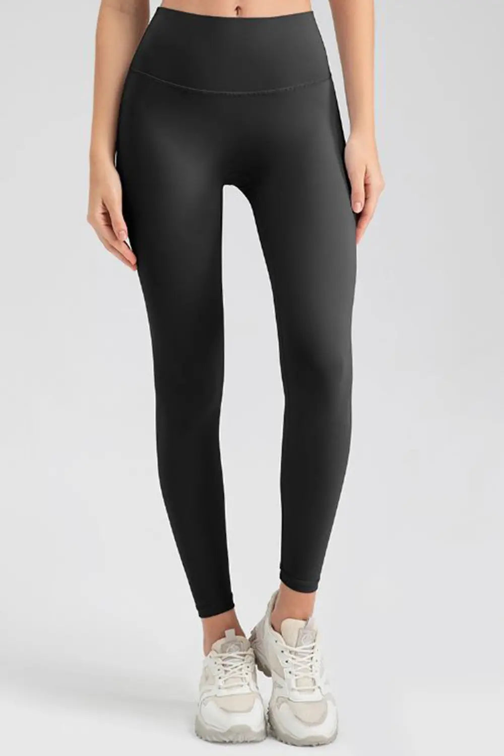 Wide Waistband Sport Leggings - Premium Leggings from Trendsi - Just $50.91! Shop now at Handbags Specialist Headquarter