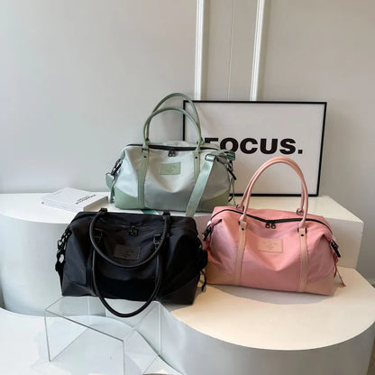 Detachable Crossbody Strap Polyester Travel Bag - Premium travel-bag from Trendsi - Just $44.99! Shop now at Handbags Specialist Headquarter