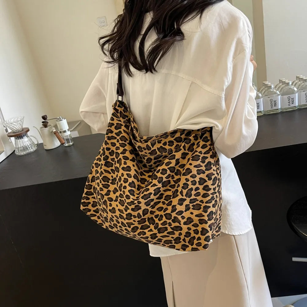 Leopard Adjustable Strap Tote Bag - Premium Tote Bag from Trendsi - Just $36.99! Shop now at Handbags Specialist Headquarter