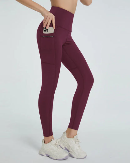 High Waist Active Leggings - Premium Leggings from Trendsi - Just $43.35! Shop now at Handbags Specialist Headquarter