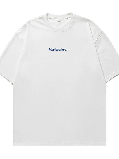 Men's Plus Size Round Neck Half Sleeve T-Shirt - Premium Men's T-Shirt from Trendsi - Just $25.99! Shop now at Handbags Specialist Headquarter