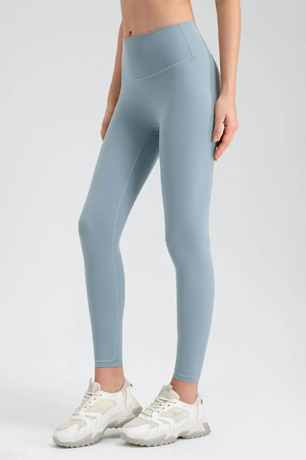Wide Waistband Sport Leggings - Premium Leggings from Trendsi - Just $50.91! Shop now at Handbags Specialist Headquarter