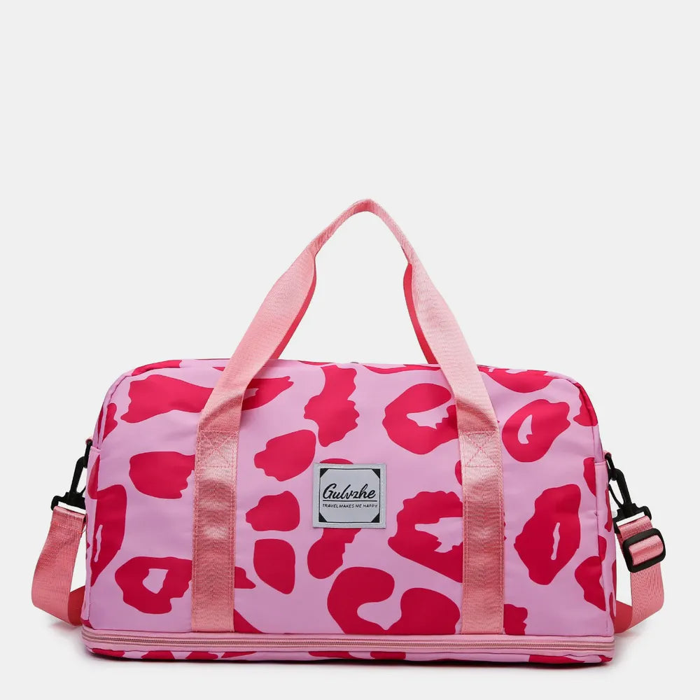 Oxford Cloth Printed Travel Bag - Premium travel-bag from Trendsi - Just $44.99! Shop now at Handbags Specialist Headquarter