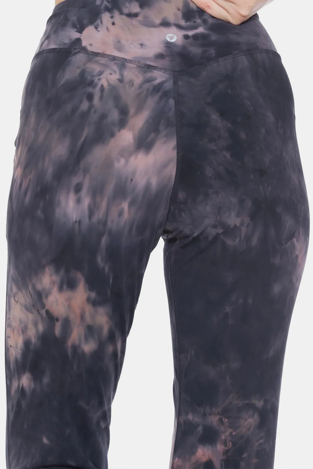 Leggings Depot Tie-Dye High Waist Cropped Leggings - Premium Leggings from Trendsi - Just $45.03! Shop now at Handbags Specialist Headquarter