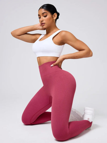 High Waist Stirrup Active Leggings - Premium Leggings from Trendsi - Just $34.14! Shop now at Handbags Specialist Headquarter