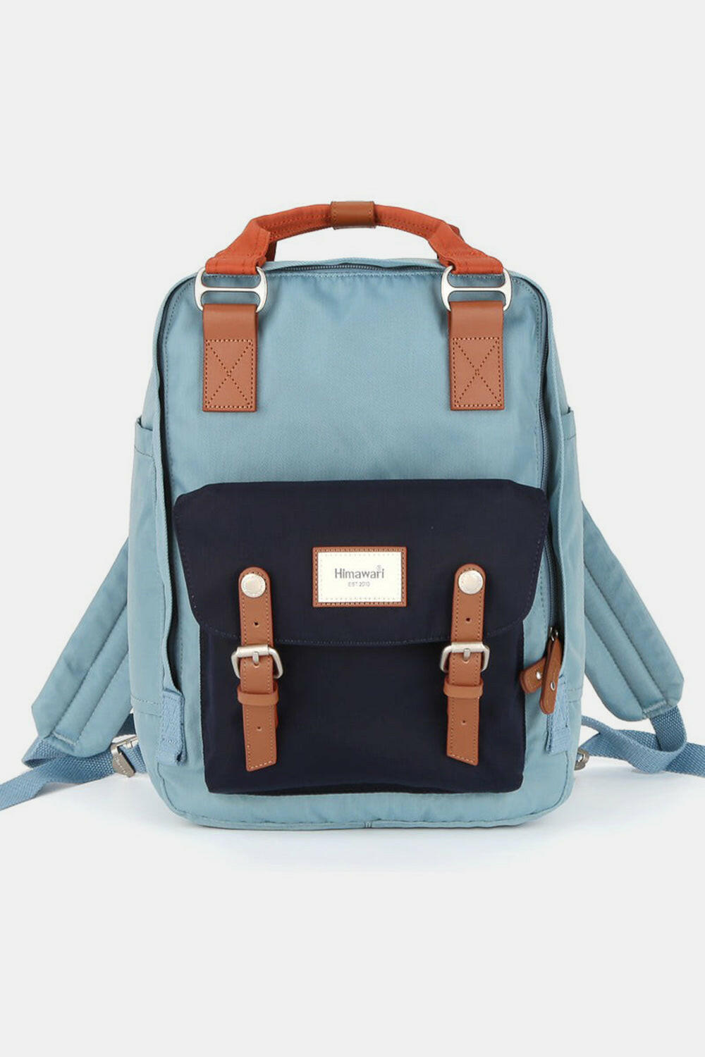 Himawari Contrast Waterproof Nylon Backpack Bag - Premium Backpack Bags from Trendsi - Just $42.22! Shop now at Handbags Specialist Headquarter