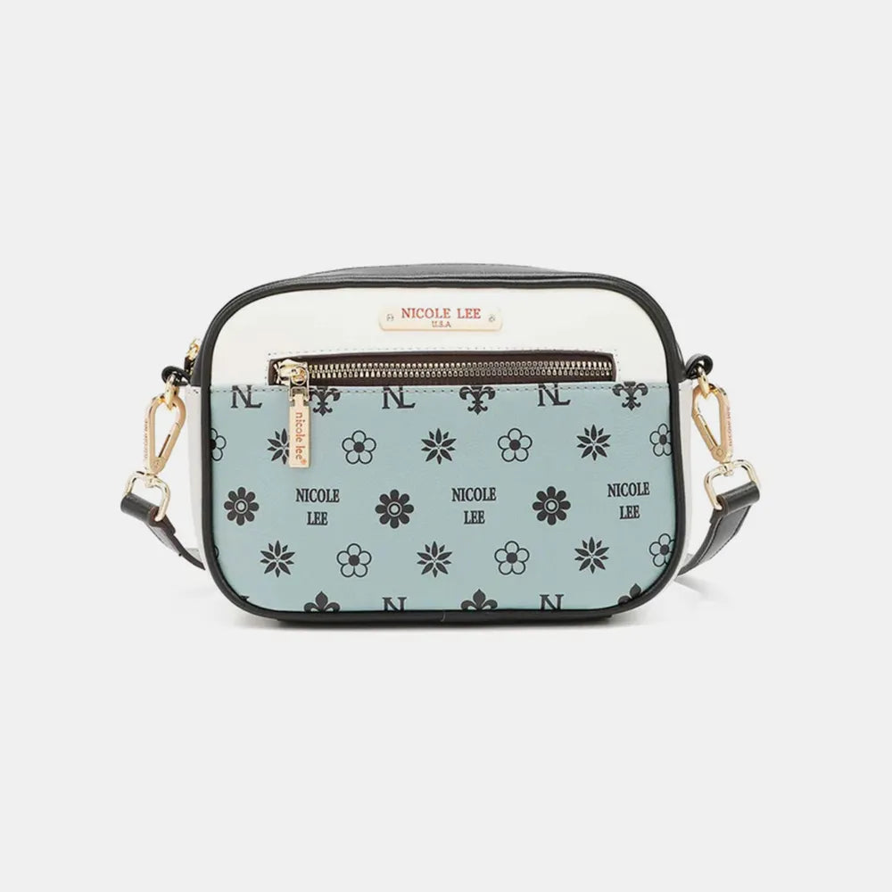 Nicole Lee USA 3-Piece Color Block Handbag Set - Premium handbags from Trendsi - Just $50.99! Shop now at Handbags Specialist Headquarter