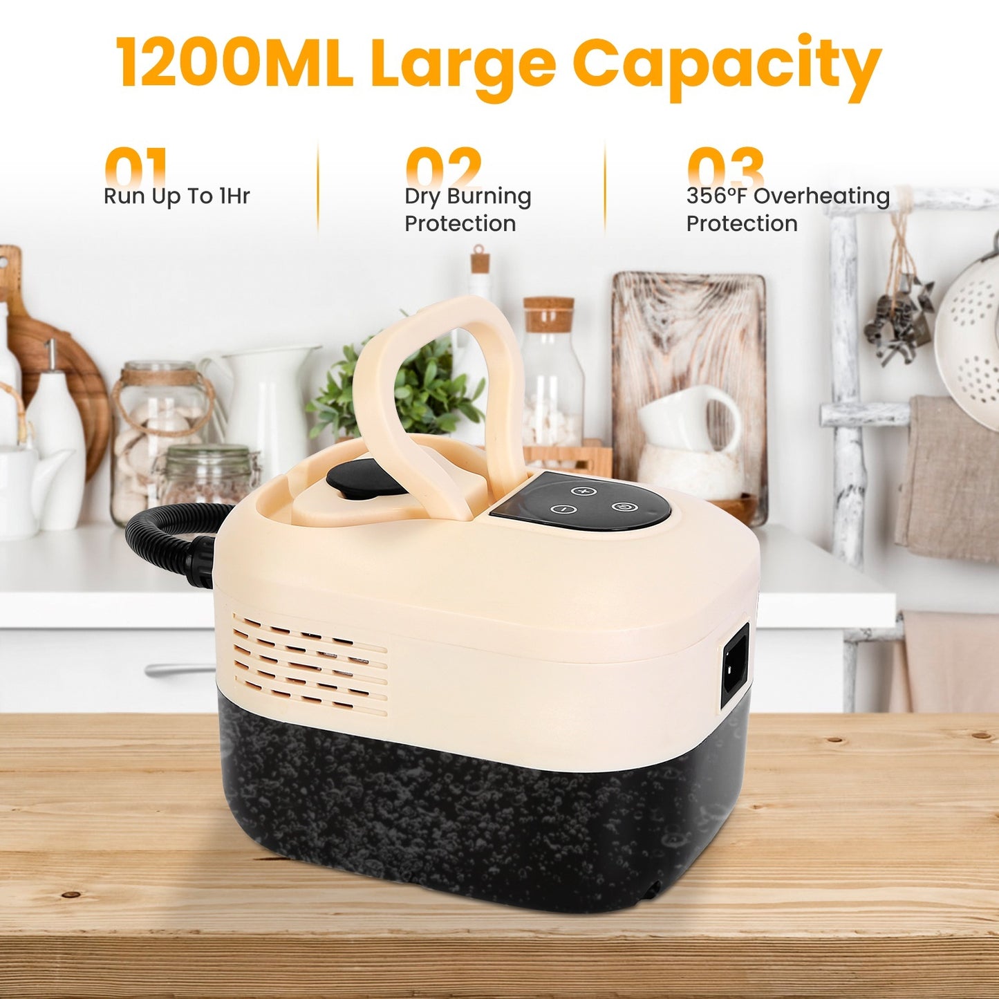 JetClean Pro: 1500W Handheld Cleaner with 8 Tools