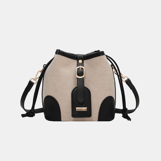 Straw Braided Adjustable Strap Crossbody Bag - Premium Crossbody Bag from Trendsi - Just $38.99! Shop now at Handbags Specialist Headquarter