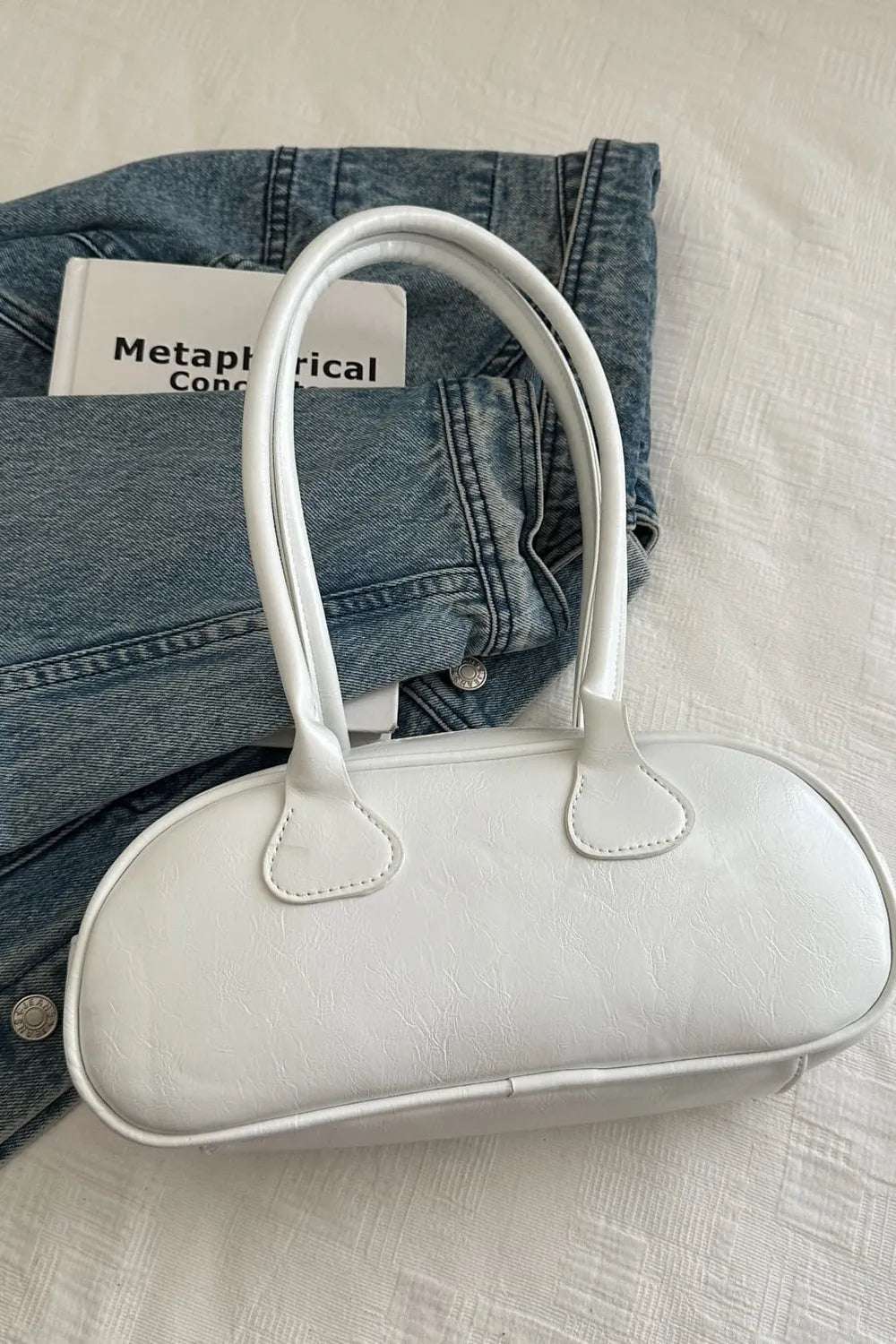 PU Leather Shoulder Bag - Premium Crossbody Bag from Trendsi - Just $18.99! Shop now at Handbags Specialist Headquarter