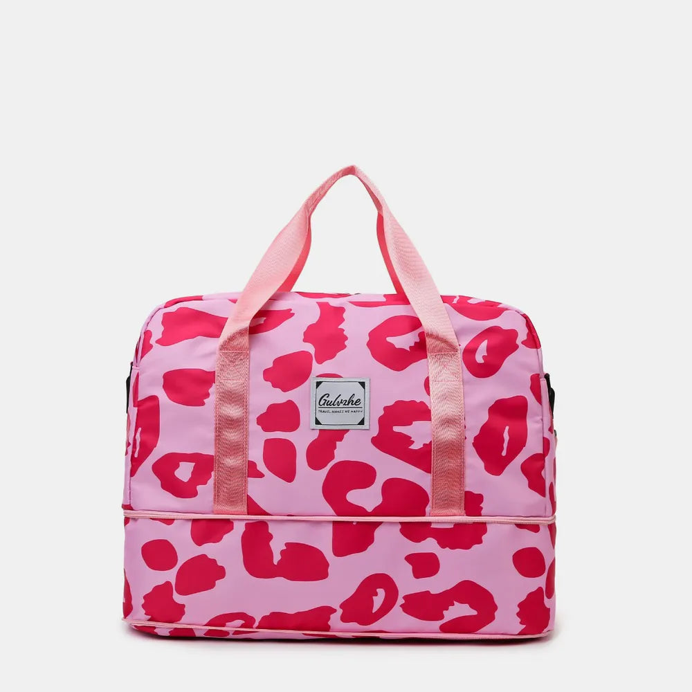 Oxford Cloth Printed Travel Bag - Premium travel-bag from Trendsi - Just $44.99! Shop now at Handbags Specialist Headquarter