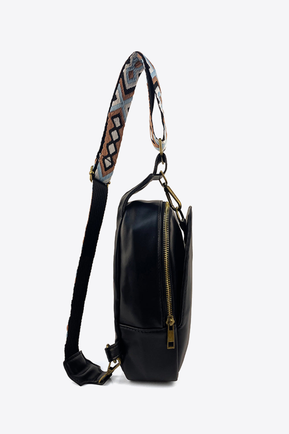 Random Pattern Adjustable Strap PU Leather Sling Bag - Premium Crossbody Bag from Trendsi - Just $32.99! Shop now at Handbags Specialist Headquarter