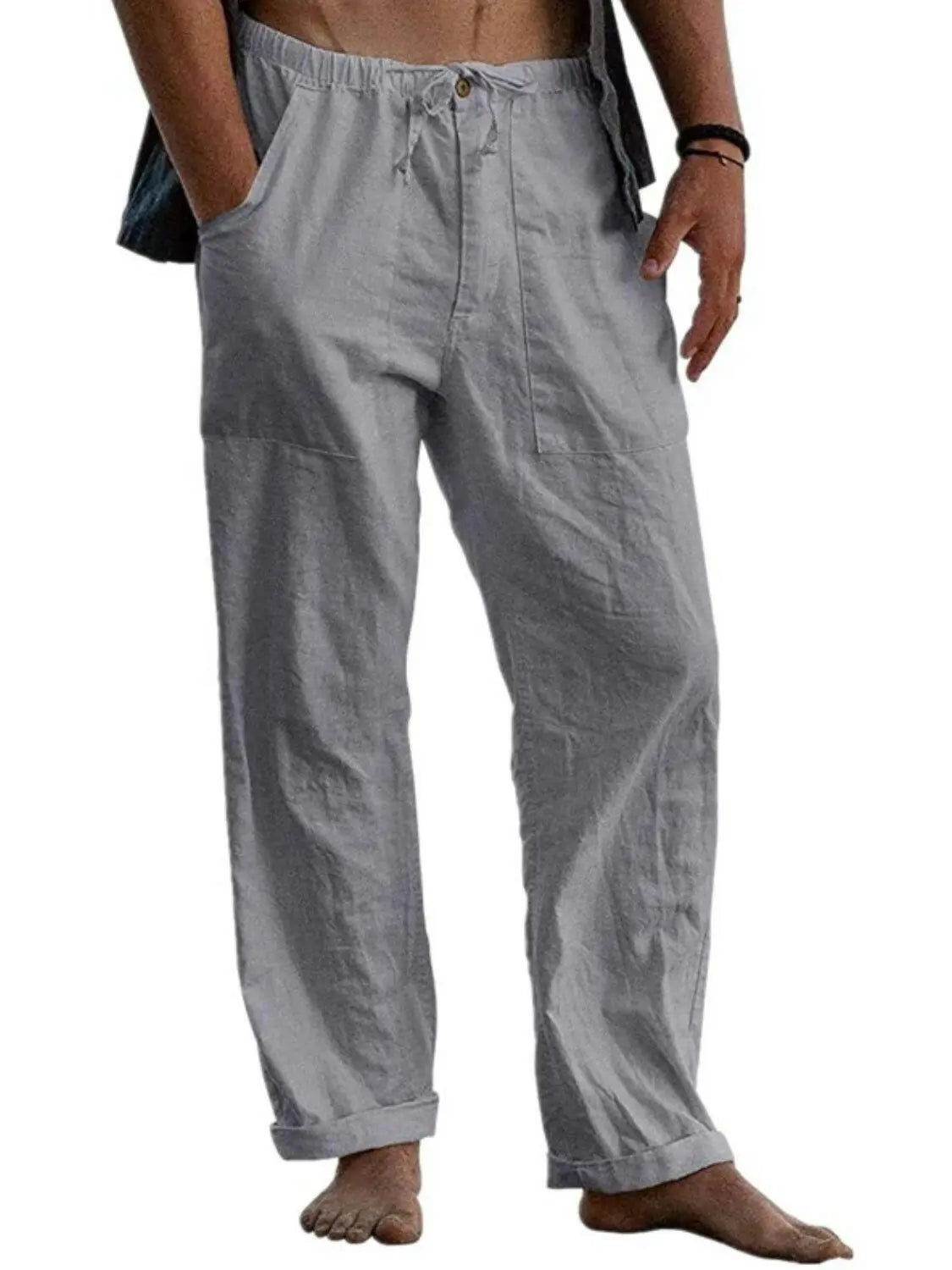 Men's Full Size Loose Fit Pants Plus Size.