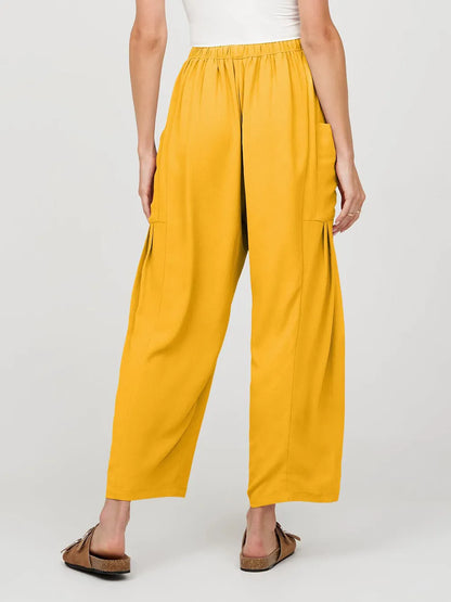 Full Size Wide Leg Pants with Pockets - Premium Women Pants from Trendsi - Just $42.99! Shop now at Handbags Specialist Headquarter