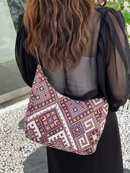 Geometric Adjustable Strap Crossbody Bag - Premium Crossbody Bags from Trendsi - Just $20.97! Shop now at Handbags Specialist Headquarter