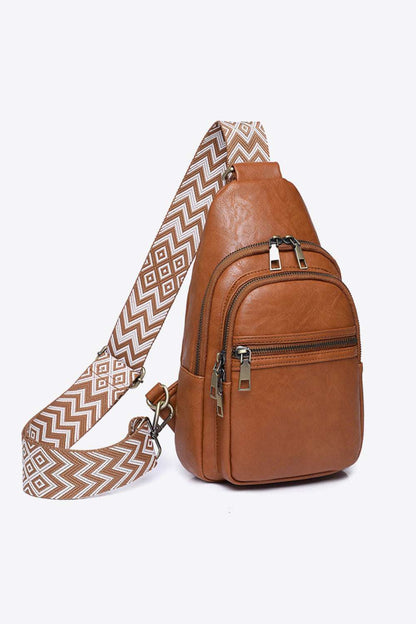 Adored It's Your Time PU Leather Sling Bag - Premium Crossbody Bag from Trendsi - Just $45.99! Shop now at Handbags Specialist Headquarter