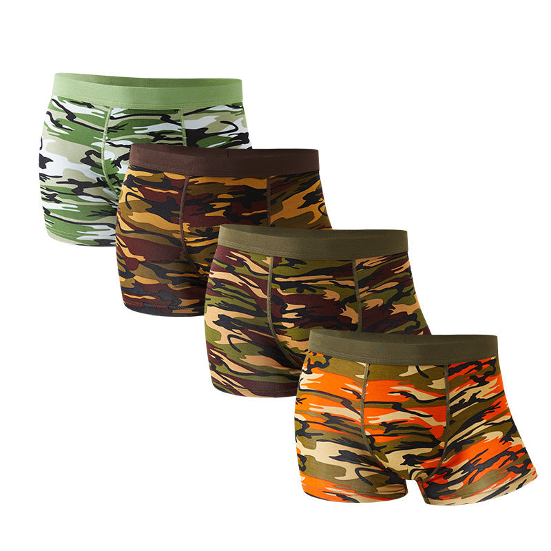 StealthFit Modal Camo Mid-Waist Breathable Boxers