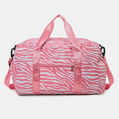 Oxford Cloth Animal Print Travel Bag - Premium travel-bag from Trendsi - Just $44.99! Shop now at Handbags Specialist Headquarter