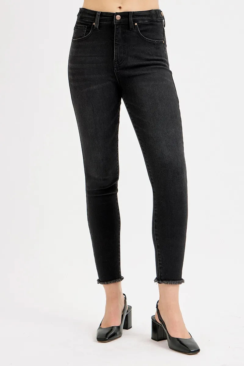 RISEN Full Size Tummy Control High Rise Adjustable Waist Skinny Jeans Plus Size - Premium Women / Jeans & Denim from Trendsi - Just $61.99! Shop now at Handbags Specialist Headquarter