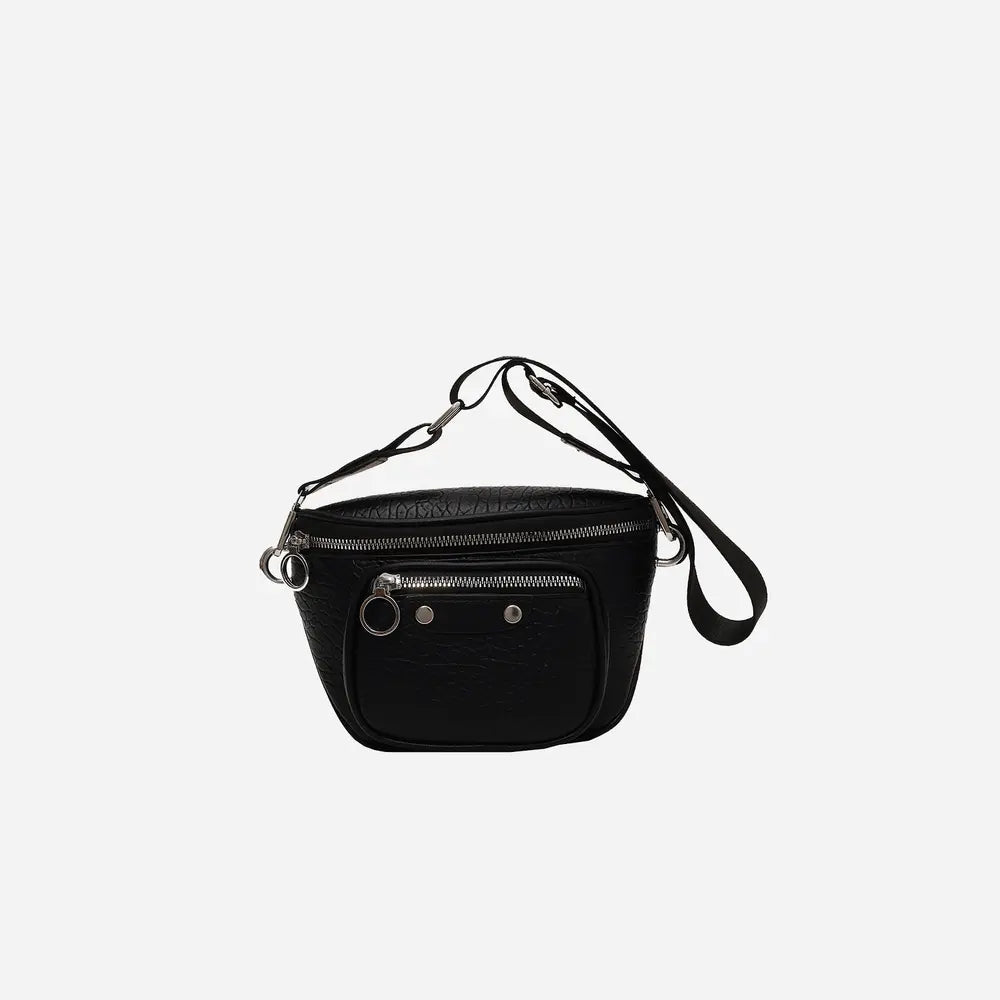 Texture PU Leather Crossbody Bag - Premium handbags from Trendsi - Just $23.99! Shop now at Handbags Specialist Headquarter