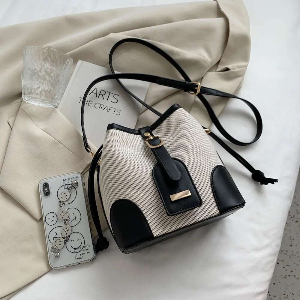 Straw Braided Adjustable Strap Crossbody Bag - Premium Crossbody Bag from Trendsi - Just $38.99! Shop now at Handbags Specialist Headquarter