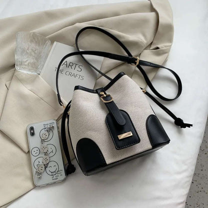 Straw Braided Adjustable Strap Crossbody Bag - Premium Crossbody Bag from Trendsi - Just $38.99! Shop now at Handbags Specialist Headquarter