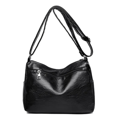 PU Leather Multi-Pockets Crossbody Bag - Premium Crossbody Bag from Trendsi - Just $27.99! Shop now at Handbags Specialist Headquarter