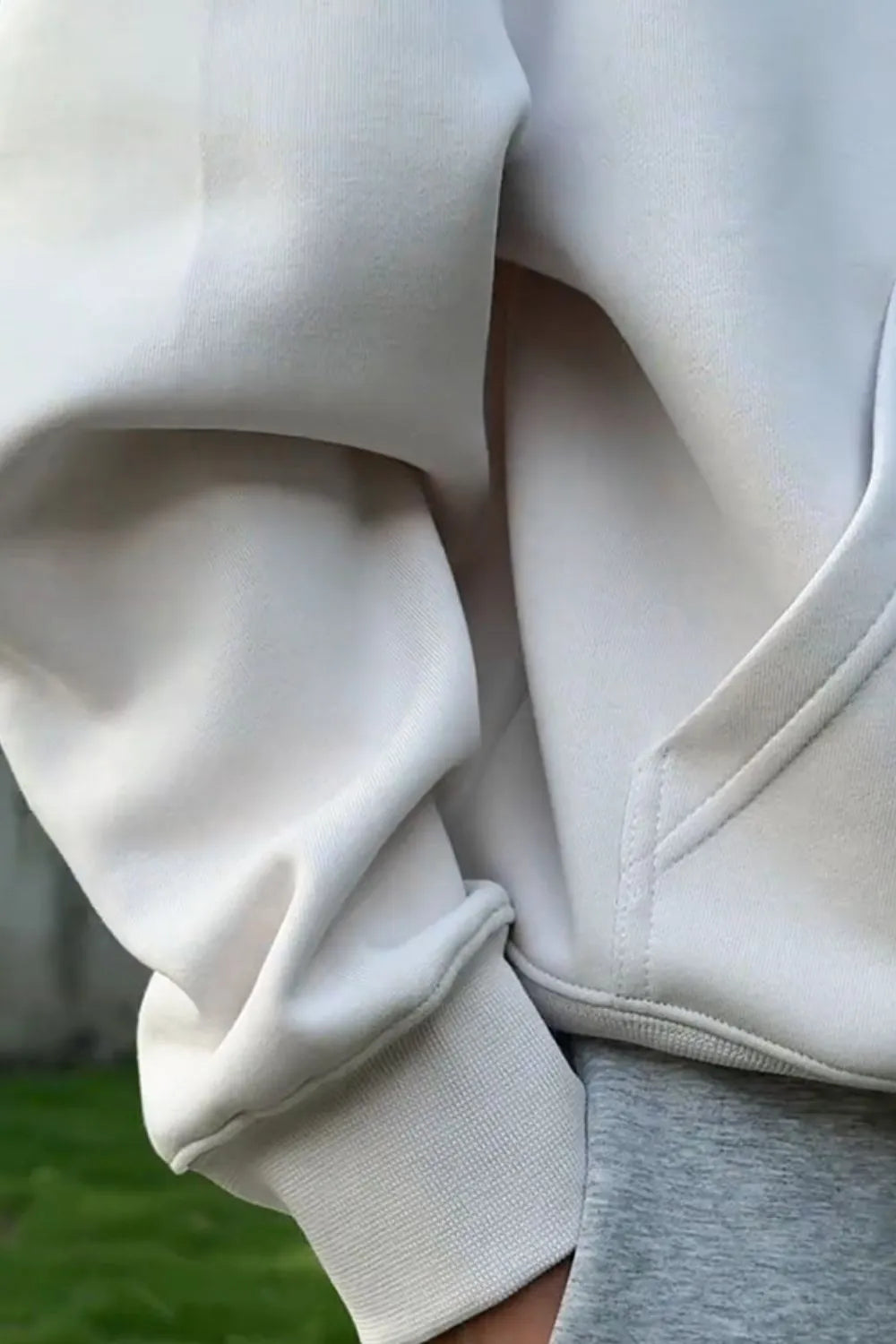 Men's Drop Shoulder Long Sleeve Hoodie with Pocket - Premium Men's Sweatshirts from Trendsi - Just $96.24! Shop now at Handbags Specialist Headquarter