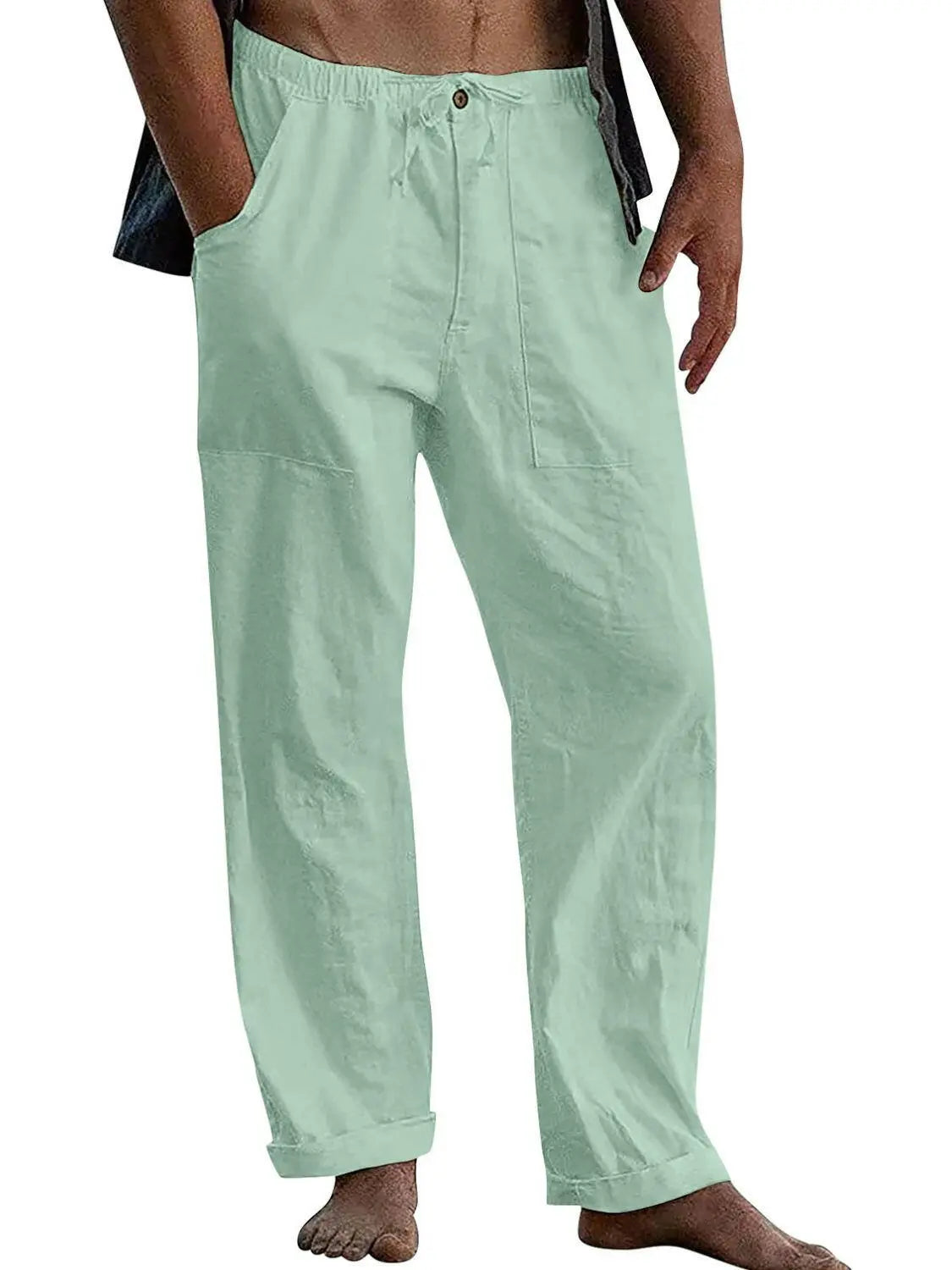 Men's Full Size Loose Fit Pants Plus Size.