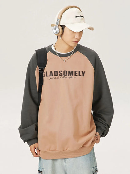 Men's Letter Graphic Round Neck Long Sleeve Sweatshirt - Premium Men's Sweatshirts from Trendsi - Just $24.52! Shop now at Handbags Specialist Headquarter