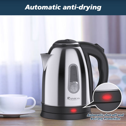 RapidBoil 1.8L Electric Kettle with Safety Features