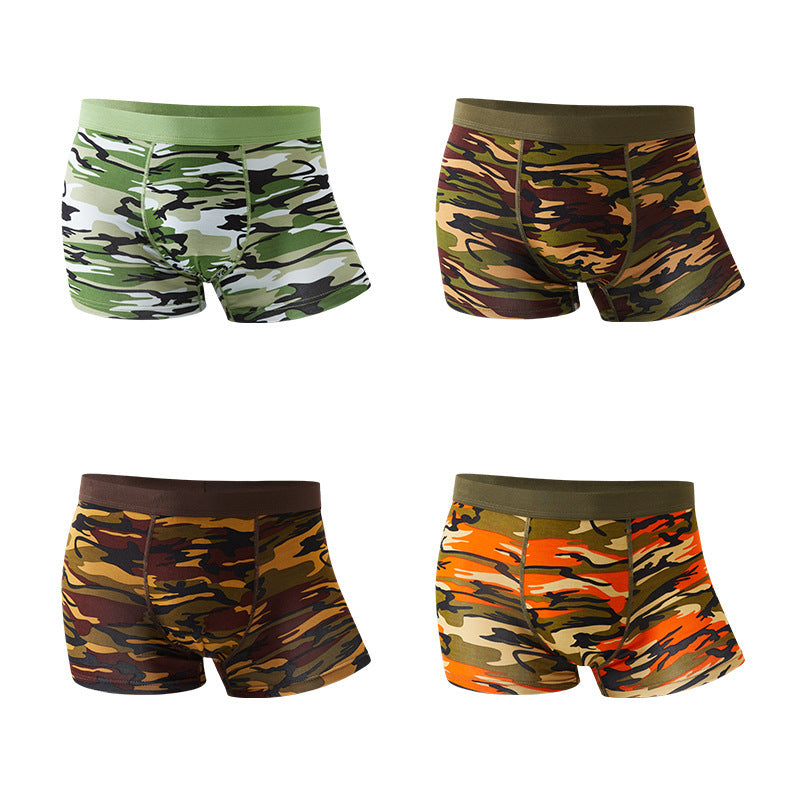 StealthFit Modal Camo Mid-Waist Breathable Boxers
