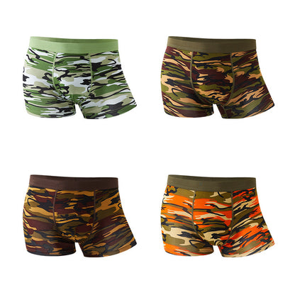 StealthFit Modal Camo Mid-Waist Breathable Boxers