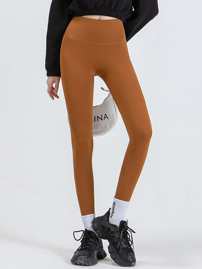 Wide Waistband Sports Leggings - Premium Leggings from Trendsi - Just $52.05! Shop now at Handbags Specialist Headquarter
