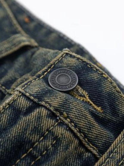 Men's Full Size Vintage Wash Bootcut Denim Jeans Plus Size - Premium Women / Jeans & Denim from Trendsi - Just $73.99! Shop now at Handbags Specialist Headquarter