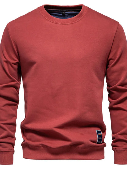 Men's Round Neck Long Sleeve Sweatshirt - Premium Men's Sweatshirts from Trendsi - Just $33.88! Shop now at Handbags Specialist Headquarter