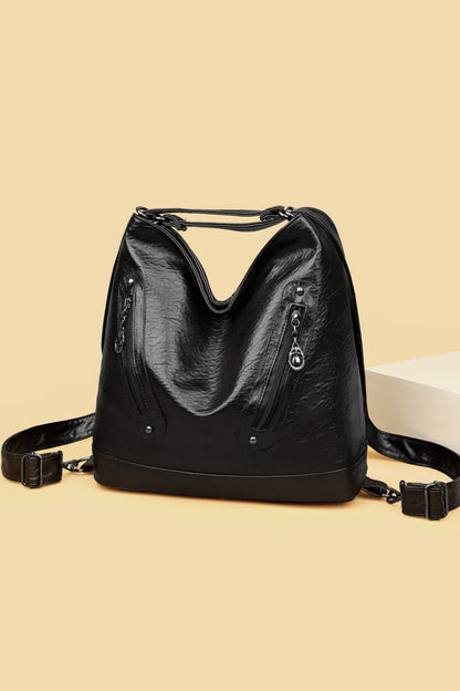 PU Leather Shoulder Bag - Premium handbags from Trendsi - Just $27.99! Shop now at Handbags Specialist Headquarter